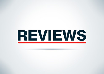 Reviews Abstract Flat Background Design Illustration