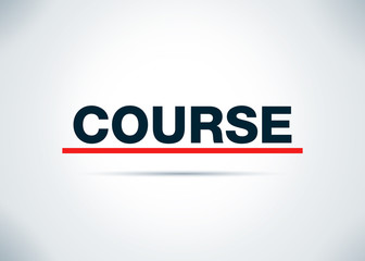 Course Abstract Flat Background Design Illustration