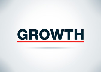 Growth Abstract Flat Background Design Illustration