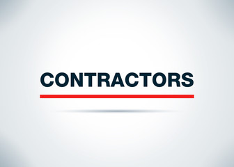 Contractors Abstract Flat Background Design Illustration