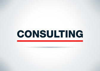 Consulting Abstract Flat Background Design Illustration