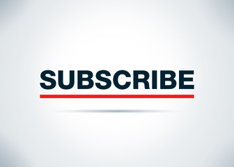 Subscribe Abstract Flat Background Design Illustration