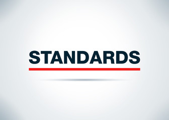 Standards Abstract Flat Background Design Illustration