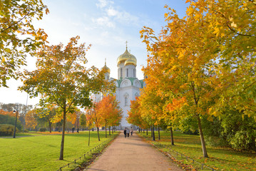 Orthodoxy cathedral of St. Catherine in Tsarskoye Selo.