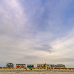 Colorful Beachfront Houses