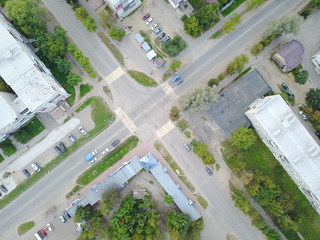 The intersection from the height