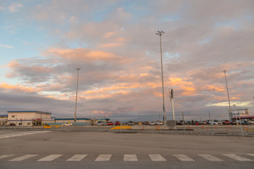 Fototapeta na wymiar Tsawwassen Terminal, Ferry Causeway, Delta, BC