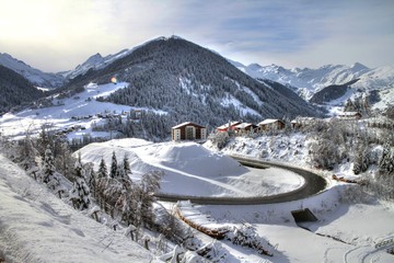 la bella Suiza en invierno