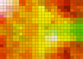 abstract stylized sunny pixel background