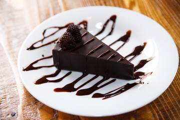 chocolate cheesecake