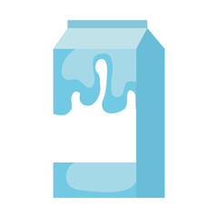 milk box isolated icon