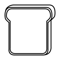 delicious toast bread icon