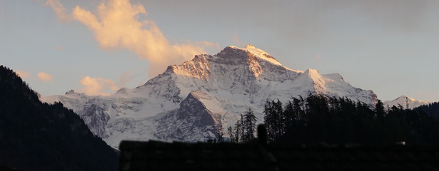 Jungfrau im Sonnenuntergang 24102016