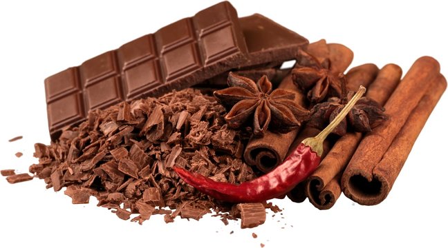 Chocolate Products with Cinnamon, Anise and Chilli Pepper -
