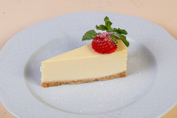 Cheesecake with strawberry