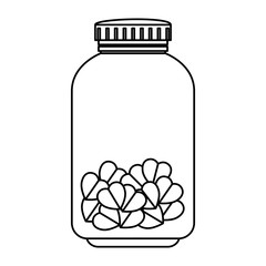 donation glass jar with hearts