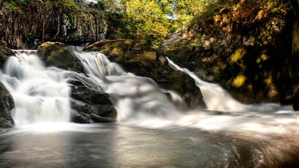 waterfall in forest