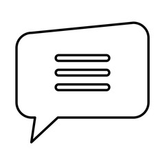speech bubble message icon