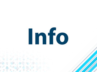 Info Modern Flat Design Blue Abstract Background