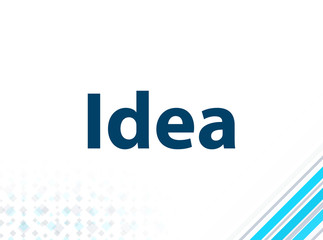 Idea Modern Flat Design Blue Abstract Background
