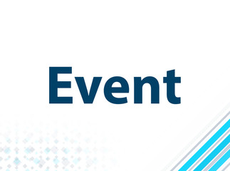 Event Modern Flat Design Blue Abstract Background
