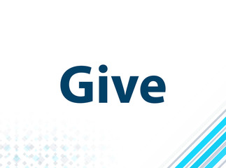 Give Modern Flat Design Blue Abstract Background