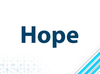 Hope Modern Flat Design Blue Abstract Background
