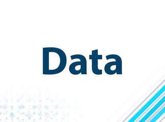 Data Modern Flat Design Blue Abstract Background