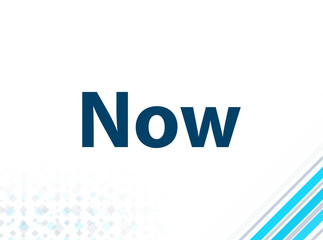 Now Modern Flat Design Blue Abstract Background