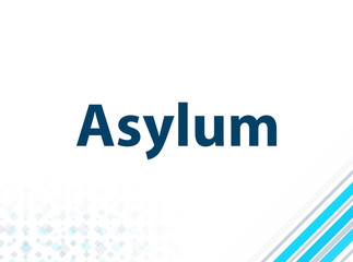 Asylum Modern Flat Design Blue Abstract Background