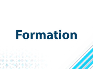 Formation Modern Flat Design Blue Abstract Background