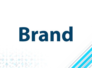 Brand Modern Flat Design Blue Abstract Background