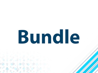 Bundle Modern Flat Design Blue Abstract Background