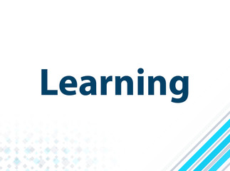 Learning Modern Flat Design Blue Abstract Background
