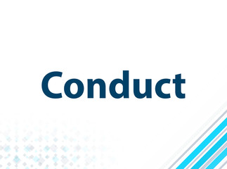 Conduct Modern Flat Design Blue Abstract Background