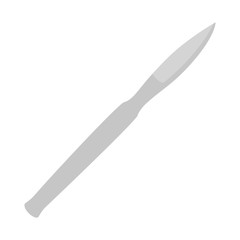surgical scalpel medical icon