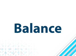 Balance Modern Flat Design Blue Abstract Background