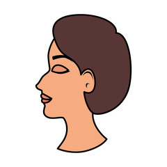 profile of woman with ugly nose