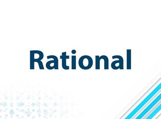Rational Modern Flat Design Blue Abstract Background