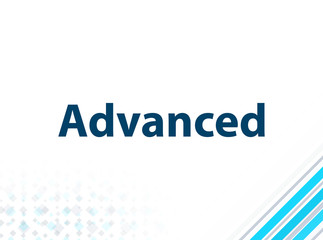 Advanced Modern Flat Design Blue Abstract Background