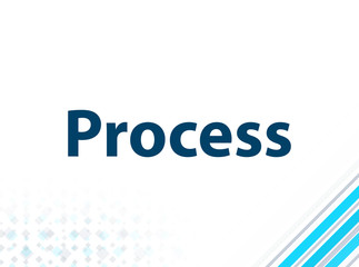 Process Modern Flat Design Blue Abstract Background