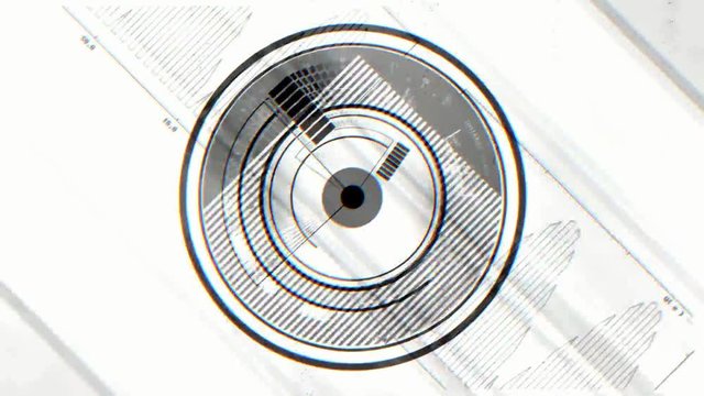 Simple and detailed black and white minimal visual composition and motion graphic masks.