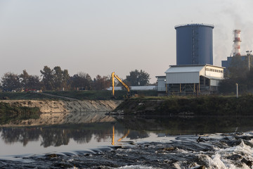 Heating plant in Zagreb, Croatia