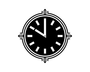 Simple Vector Hour to Show Times Sign Symbol Icon Logo Template Design Inspiration