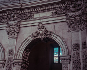 Fototapeta na wymiar Baroque architecture Palacio da Bolsa