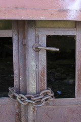 Old locked door