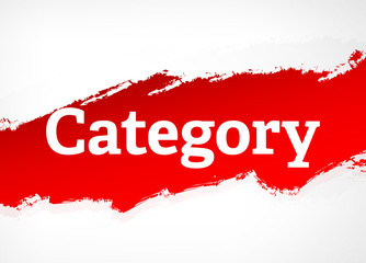Category Red Brush Abstract Background Illustration