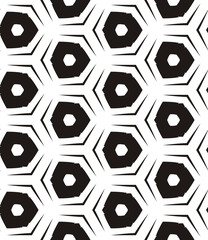 Honeycomb, seamless pattern. Repeating background with hexagons