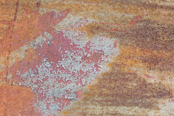 Chipped paint Rusty metal background