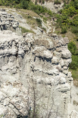Rock formation The Stone Dolls of Kuklica near town of Kratovo, Republic of Macedonia